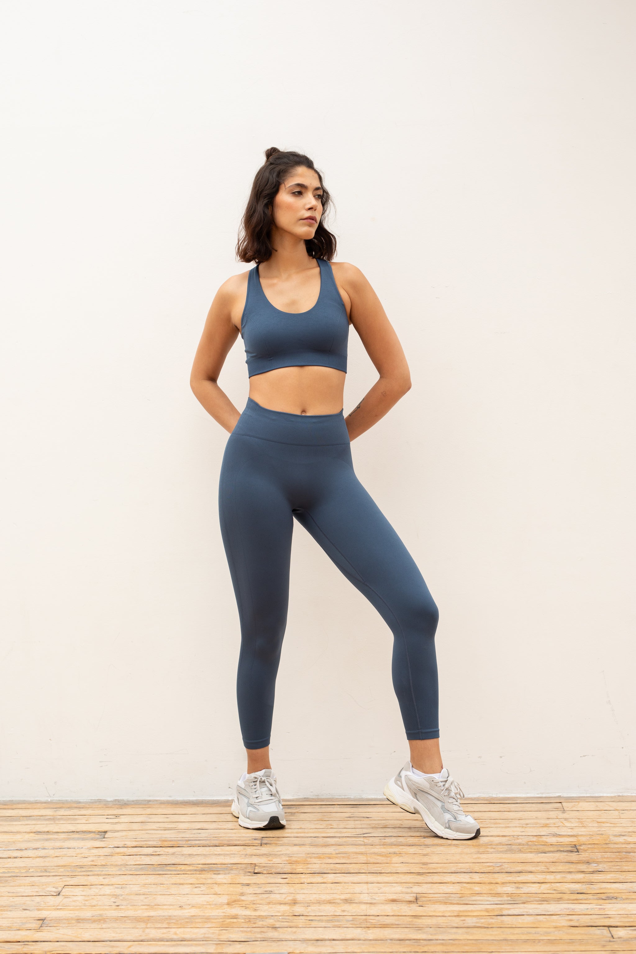 Buy Navy Blue Active Studio Sports Wrap Front High Waist Full Length  Leggings from Next USA