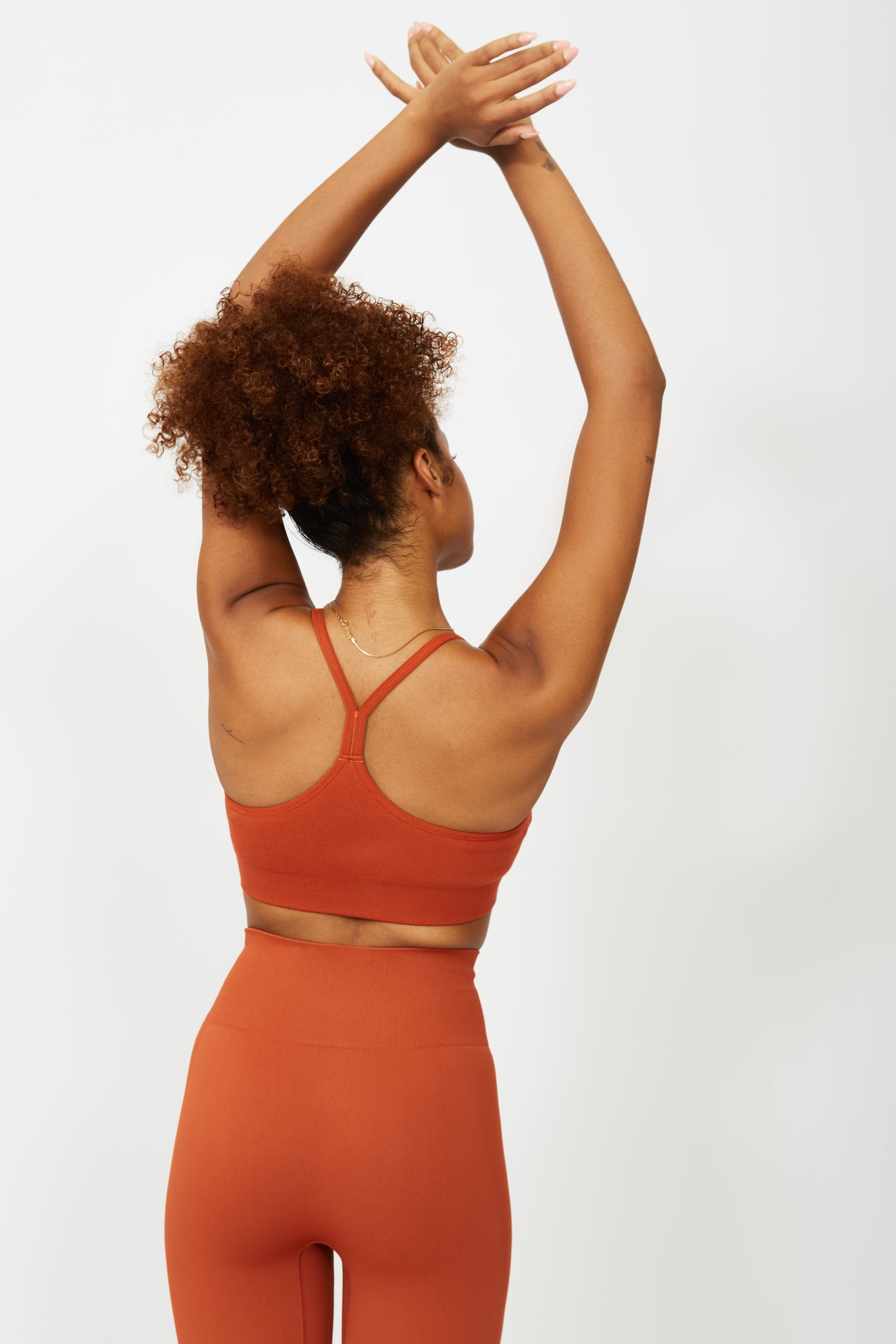 Orange activewear sale